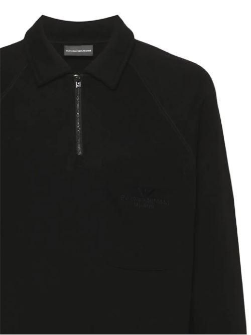 Maglione di cotone nero Emporio Armani | 3D1MDT1JWPZ0920